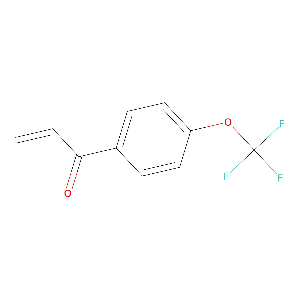 1-[4-(Trifluoromethoxy)phenyl]prop-2-en-1-one molecular structure, CAS 1476730-98-9