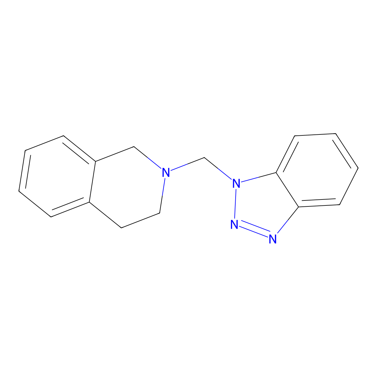 2-(1H-1,2,3-Benzotriazol-1-ylmethyl)-1,2,3,4-tetrahydroisoquinoline molecular structure, CAS 147676-25-3