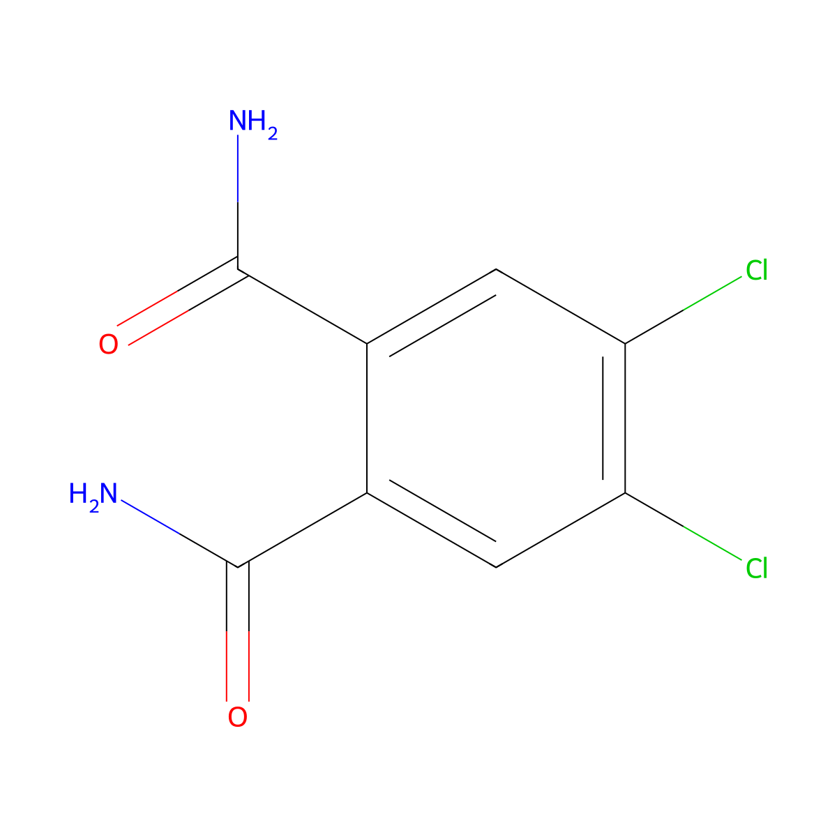 4,5-Dichlorophthalamide molecular structure, CAS 147699-62-5