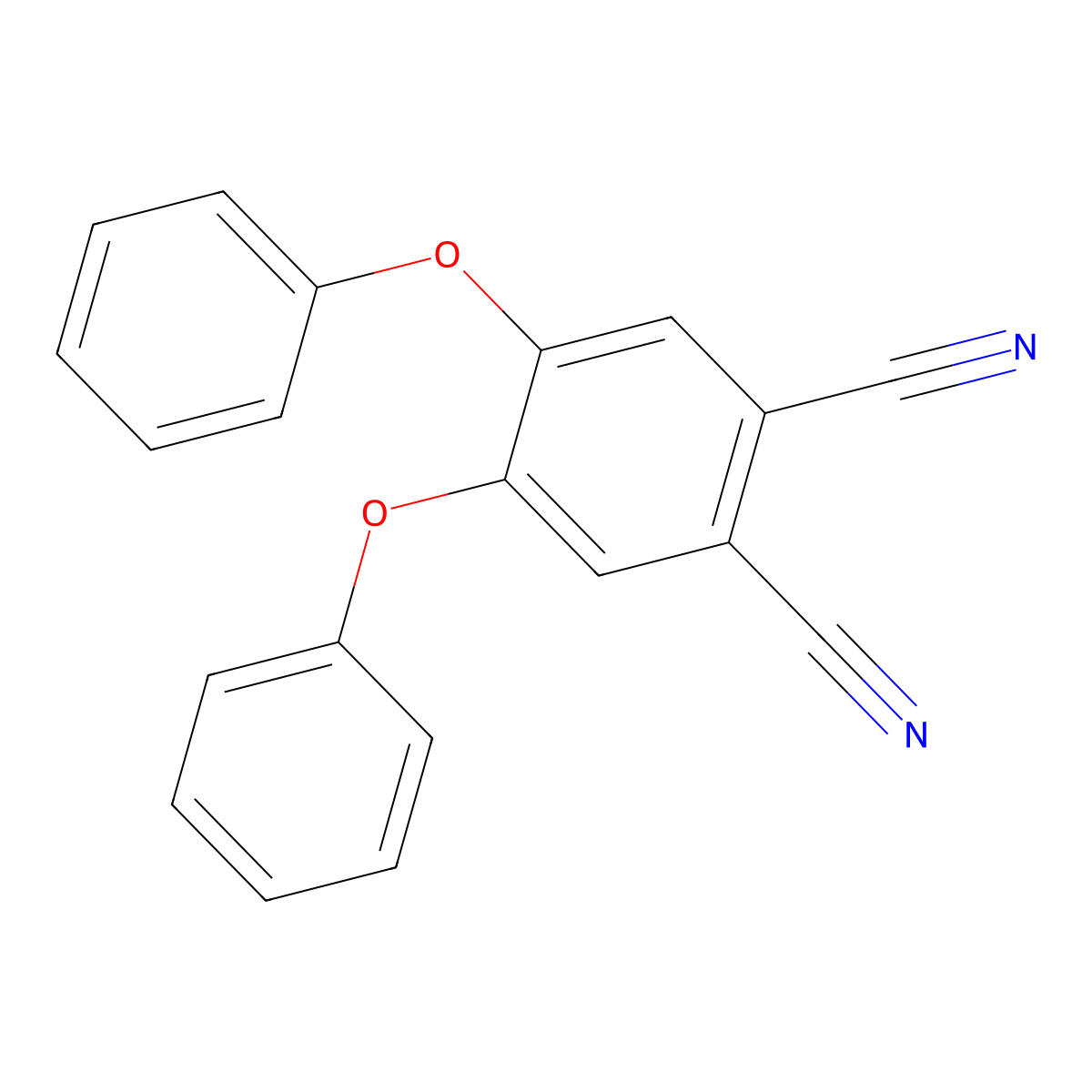 4,5-Diphenoxybenzene-1,2-dicarbonitrile molecular structure, CAS 147699-63-6