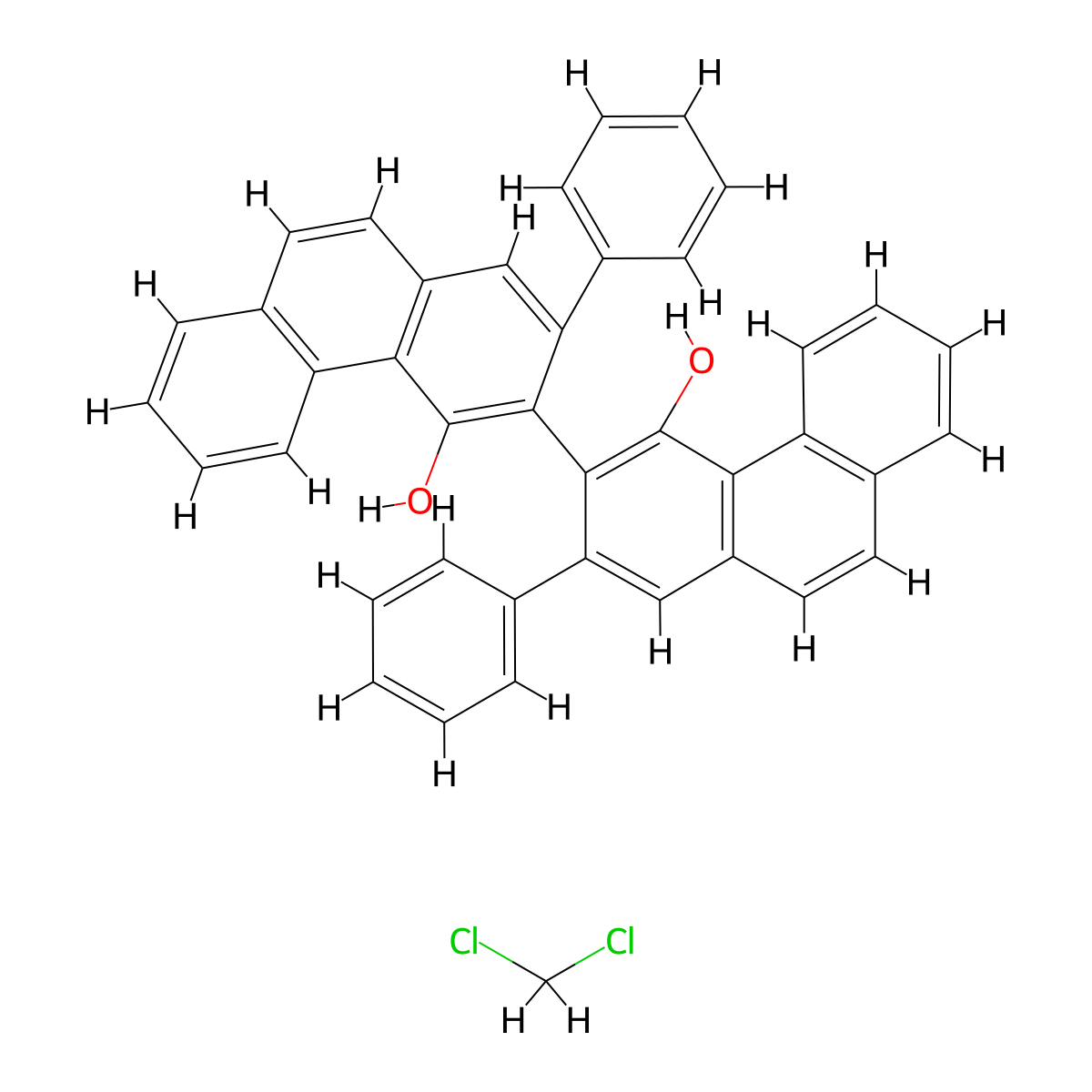 (3S)-2,2'-Diphenyl[3,3'-biphenanthrene]-4,4'-diol , (S)-VAPOL molecular structure, CAS 147702-15-6