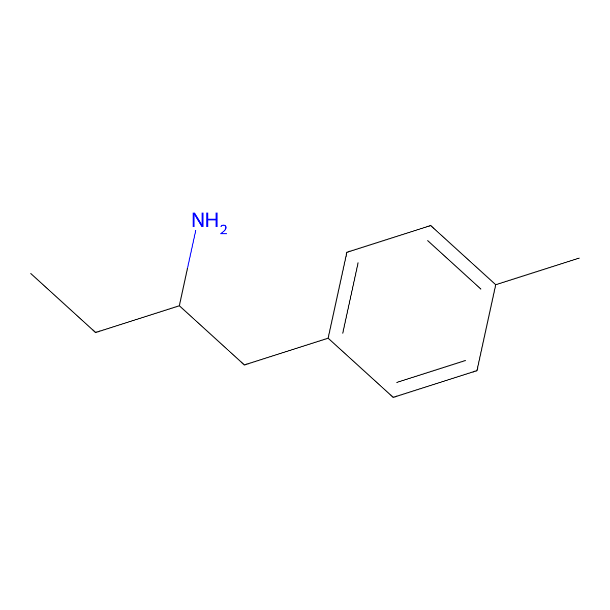 1-(4-Methylphenyl)butan-2-amine molecular structure, CAS 147702-26-9