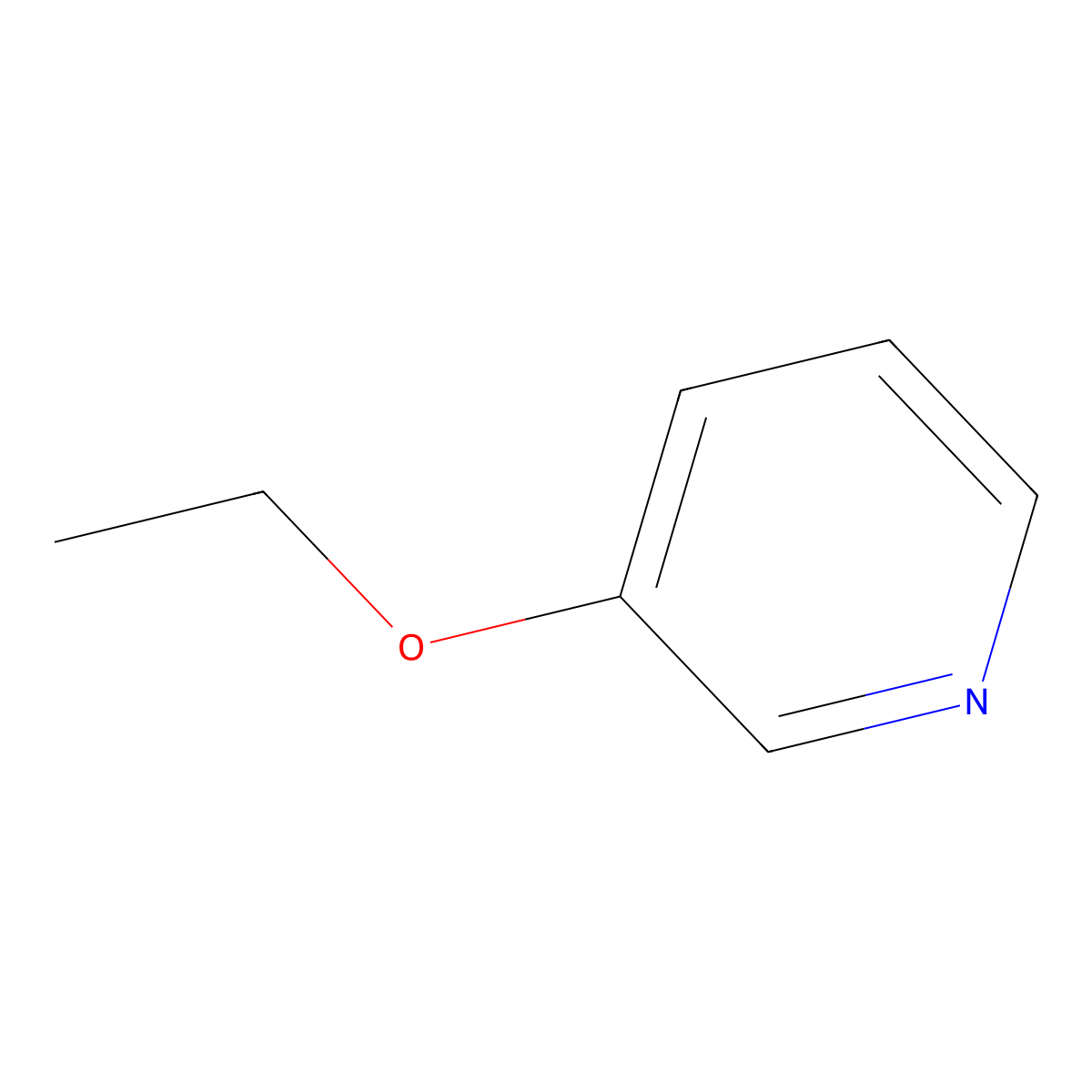 3-Ethoxypyridine molecular structure, CAS 14773-50-3