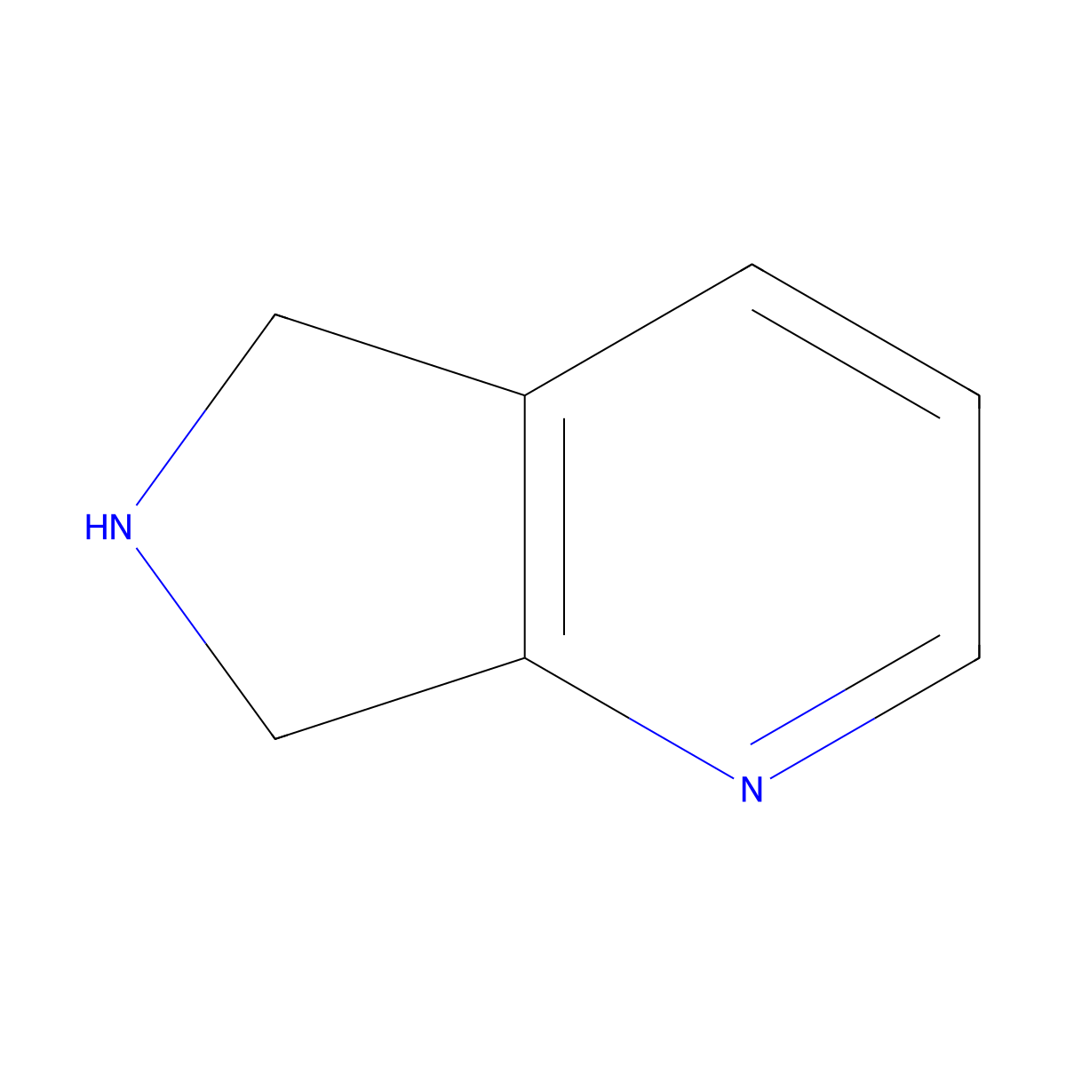 6,7-dihydro-5H-pyrrolo[3,4-b]pyridine molecular structure, CAS 147739-88-6