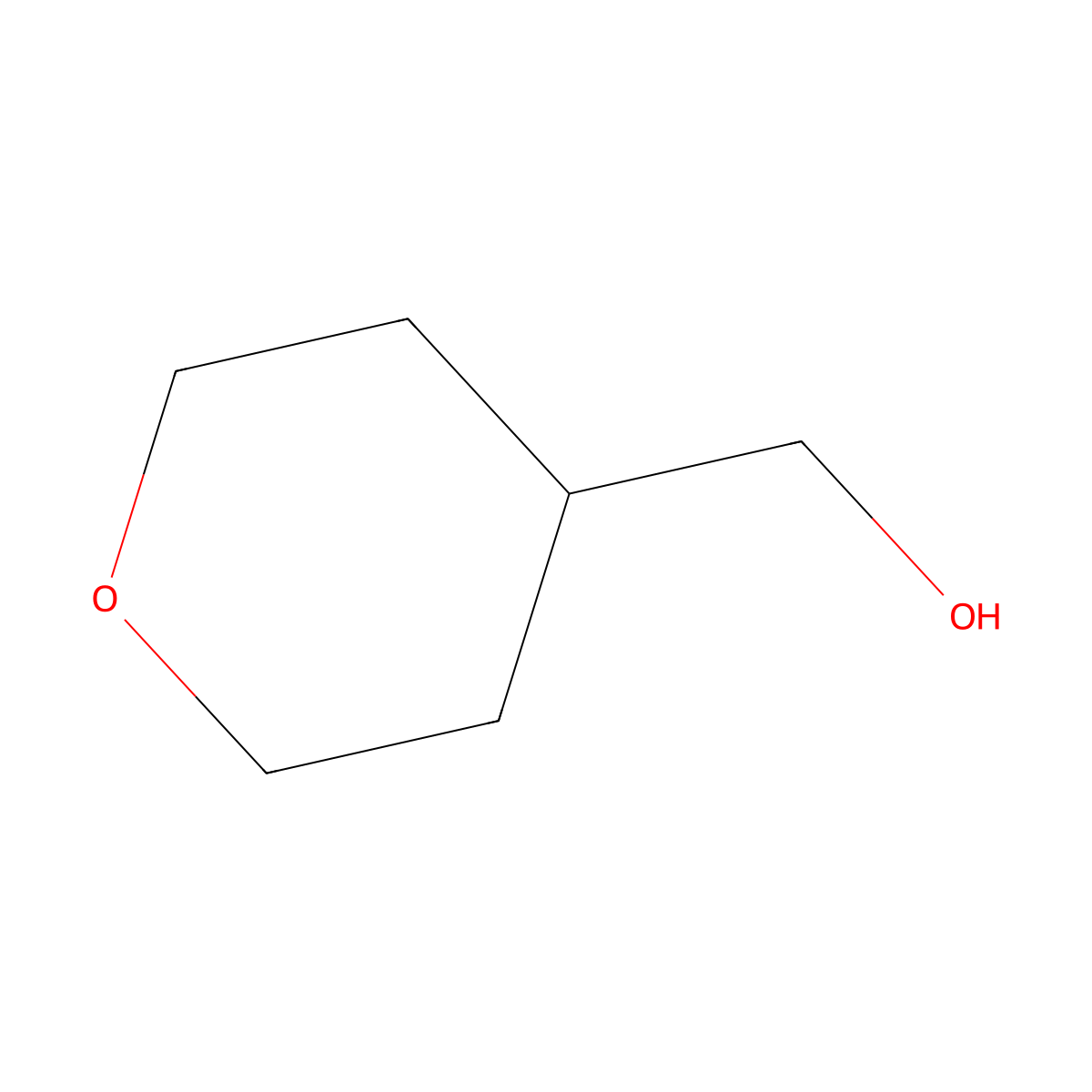 (Oxan-4-yl)methanol molecular structure, CAS 14774-37-9