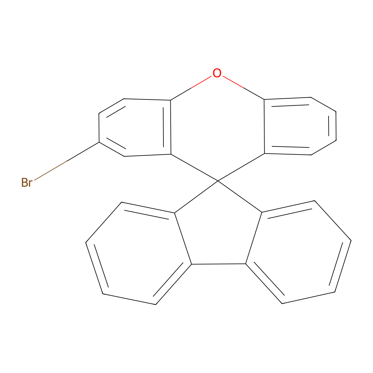 2'-Bromospiro[fluorene-9,9'-xanthene] molecular structure, CAS 1477458-14-2