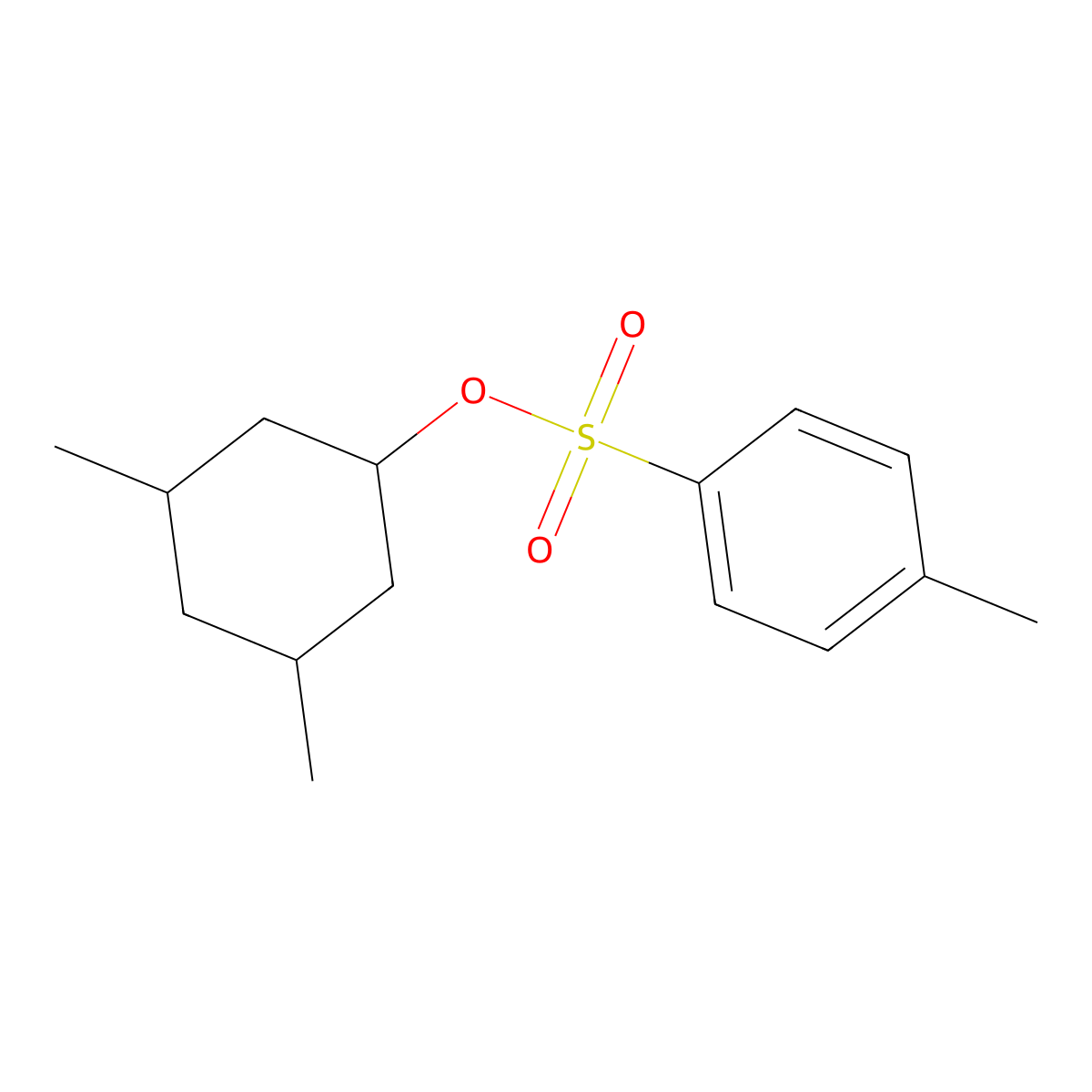 3,5-Dimethylcyclohexyl 4-methylbenzene-1-sulfonate molecular structure, CAS 1477468-49-7