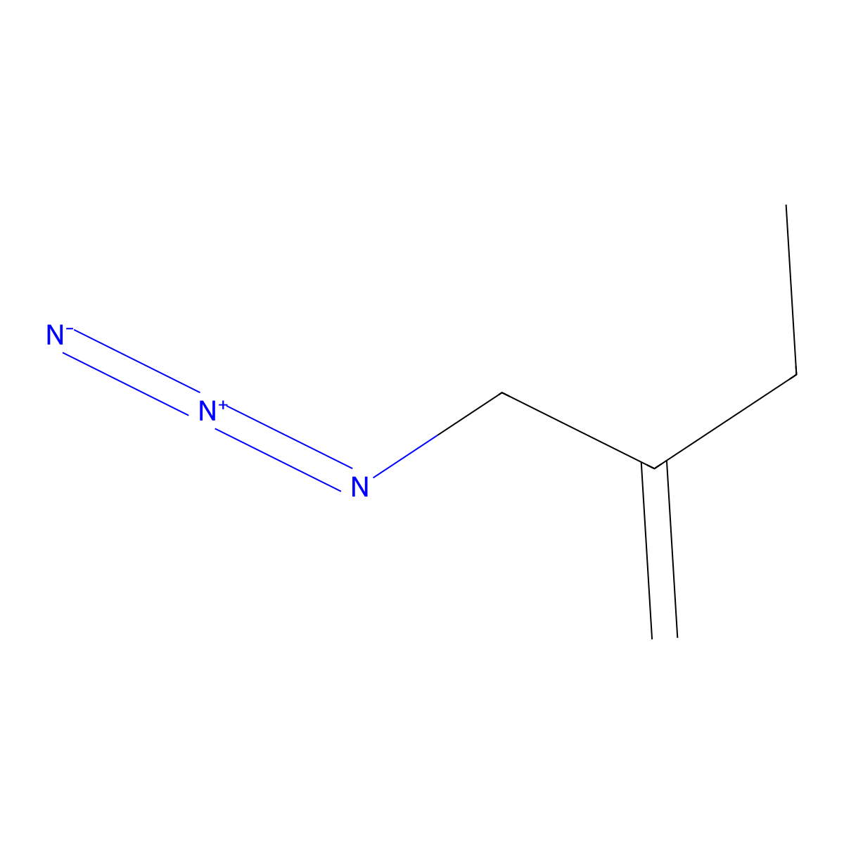 2-(Azidomethyl)but-1-ene molecular structure, CAS 1477537-51-1