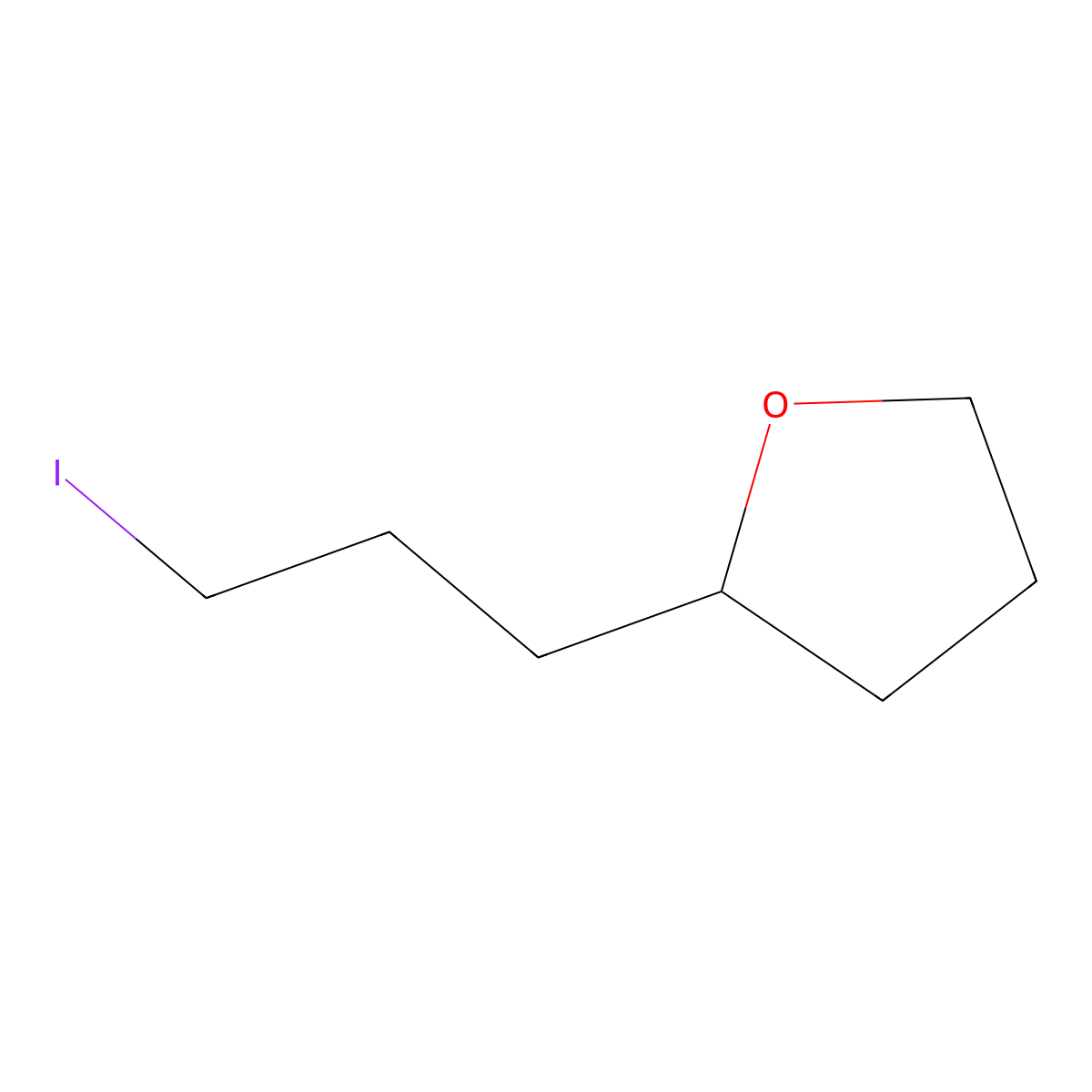 2-(3-Iodopropyl)oxolane molecular structure, CAS 1477667-13-2
