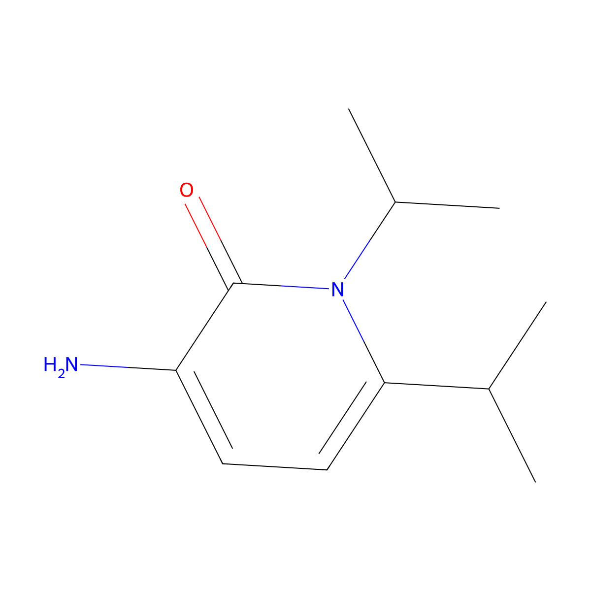3-Amino-1,6-bis(propan-2-yl)-1,2-dihydropyridin-2-one molecular structure, CAS 1477851-17-4