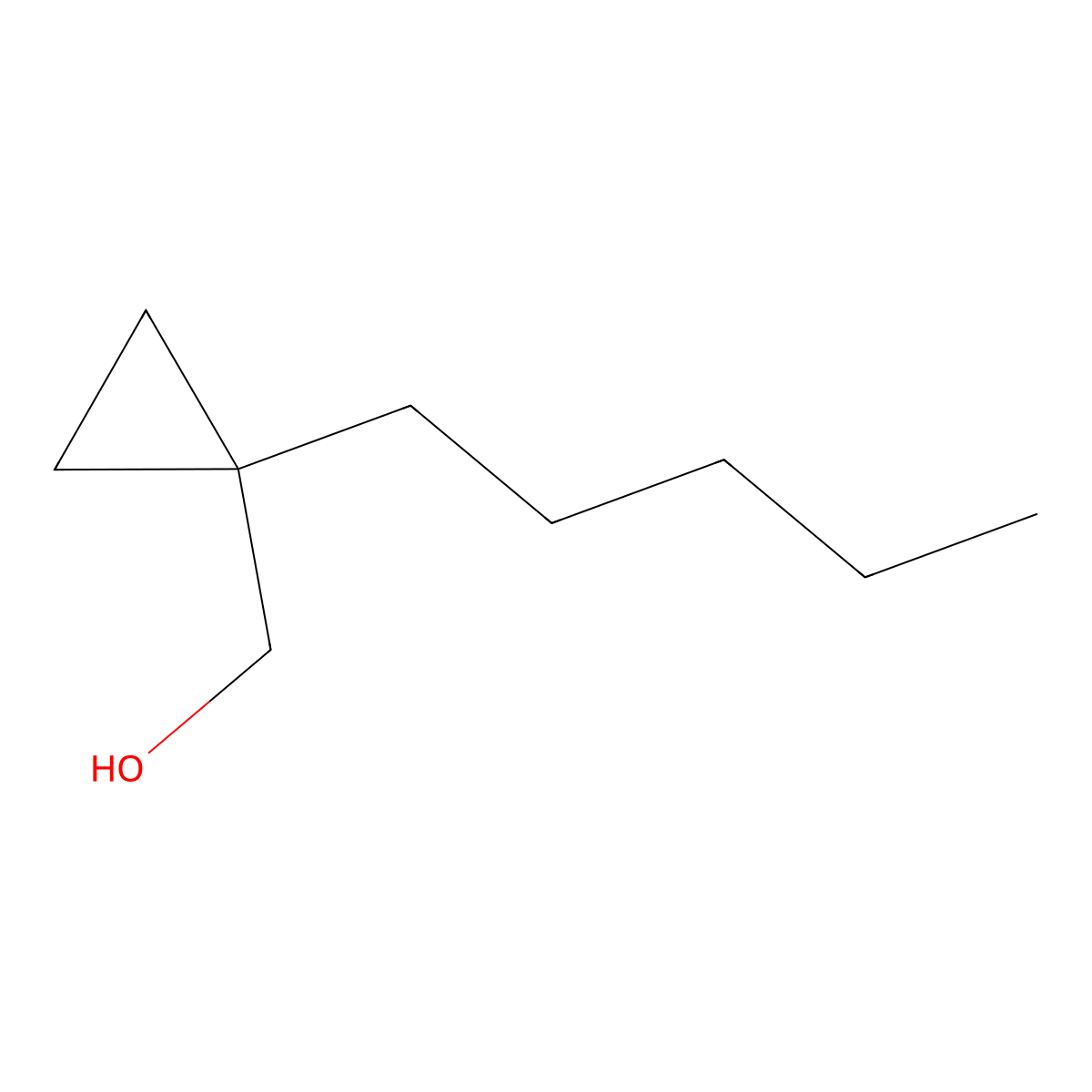 (1-Pentylcyclopropyl)methanol molecular structure, CAS 1477883-17-2