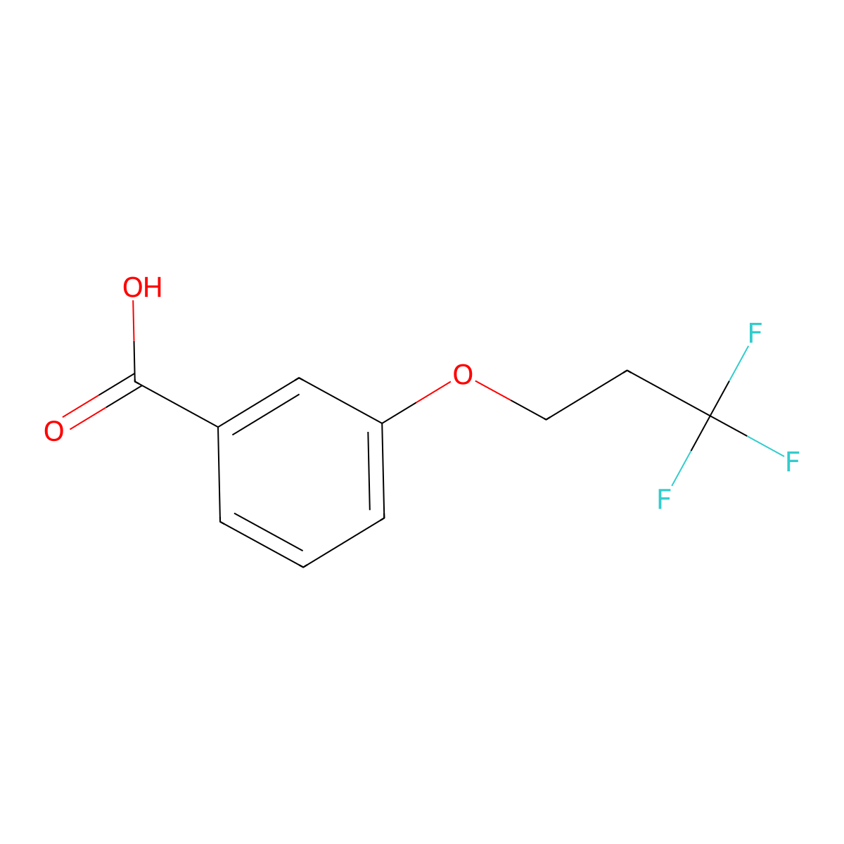 3-(3,3,3-Trifluoropropoxy)benzoic acid molecular structure, CAS 1477900-96-1