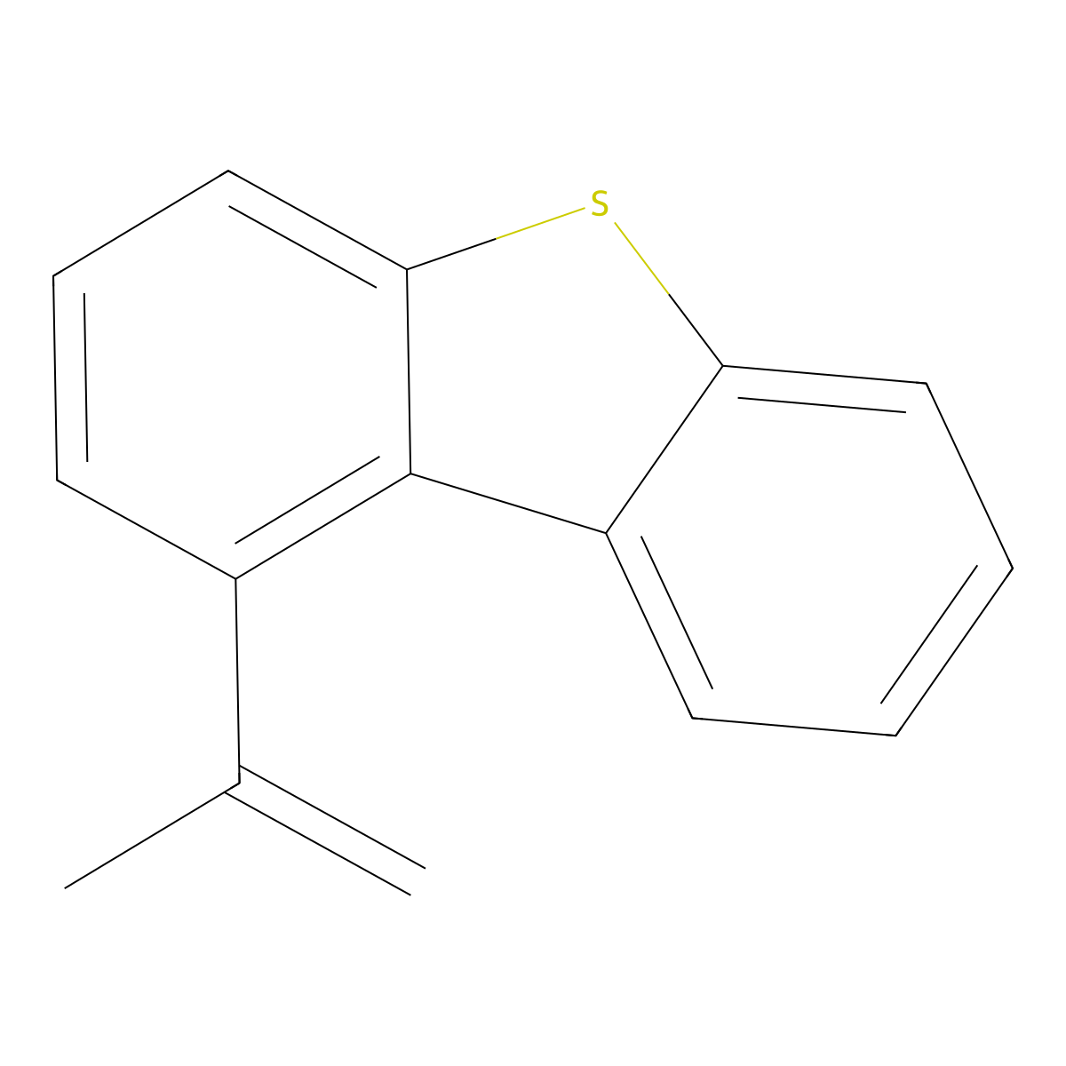 1-(1-Methylethenyl)dibenzothiophene molecular structure, CAS 147791-89-7