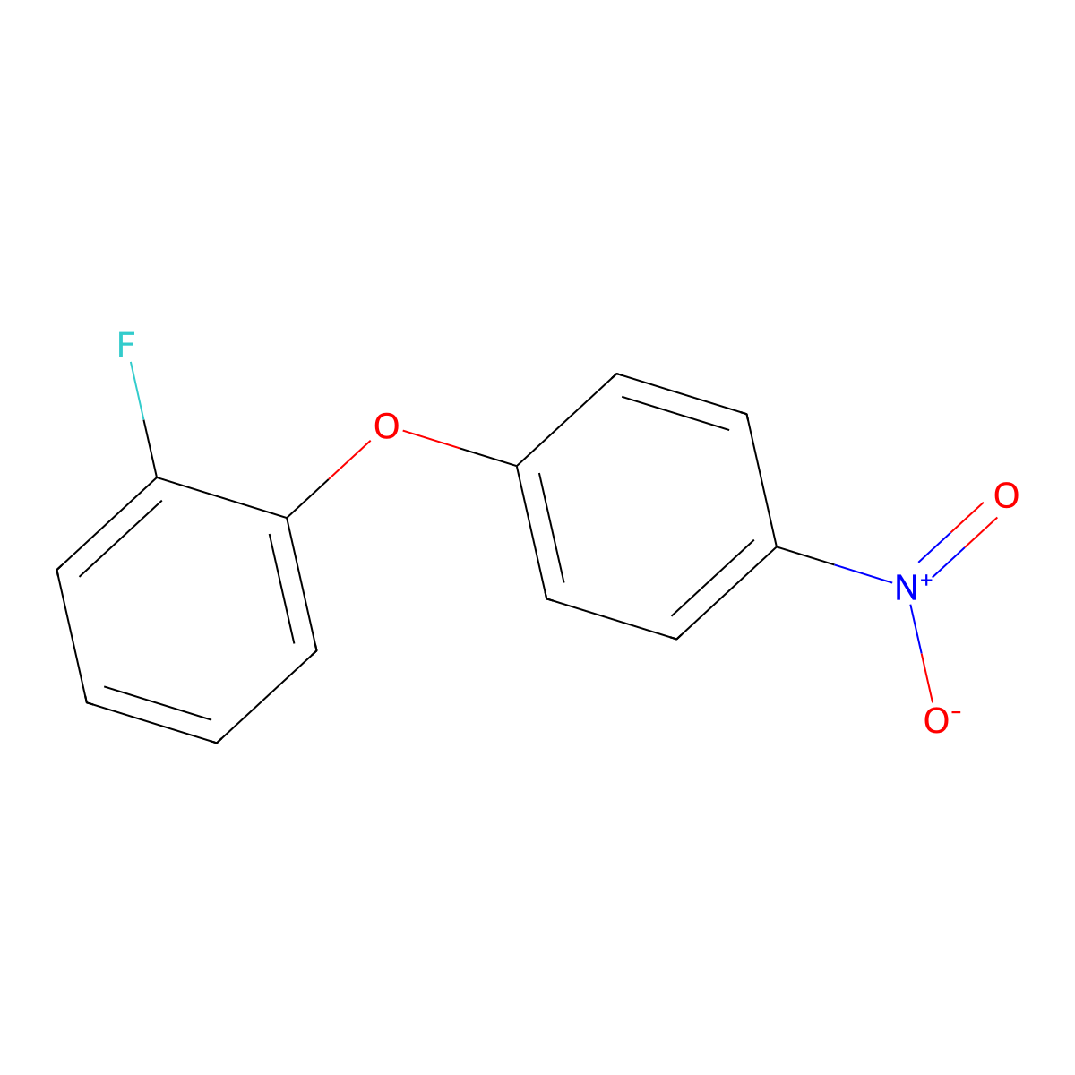 1-Fluoro-2-(4-nitrophenoxy)benzene molecular structure, CAS 1478-03-1