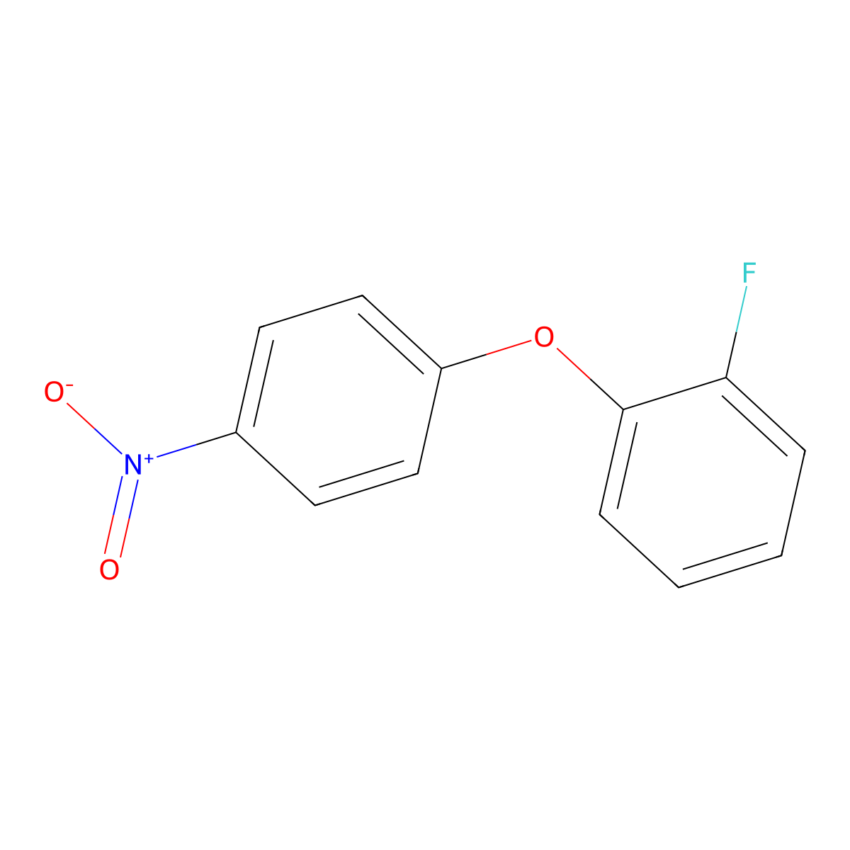 1-Fluoro-2-(4-nitrophenoxy)benzene molecular structure, CAS 1478-03-1