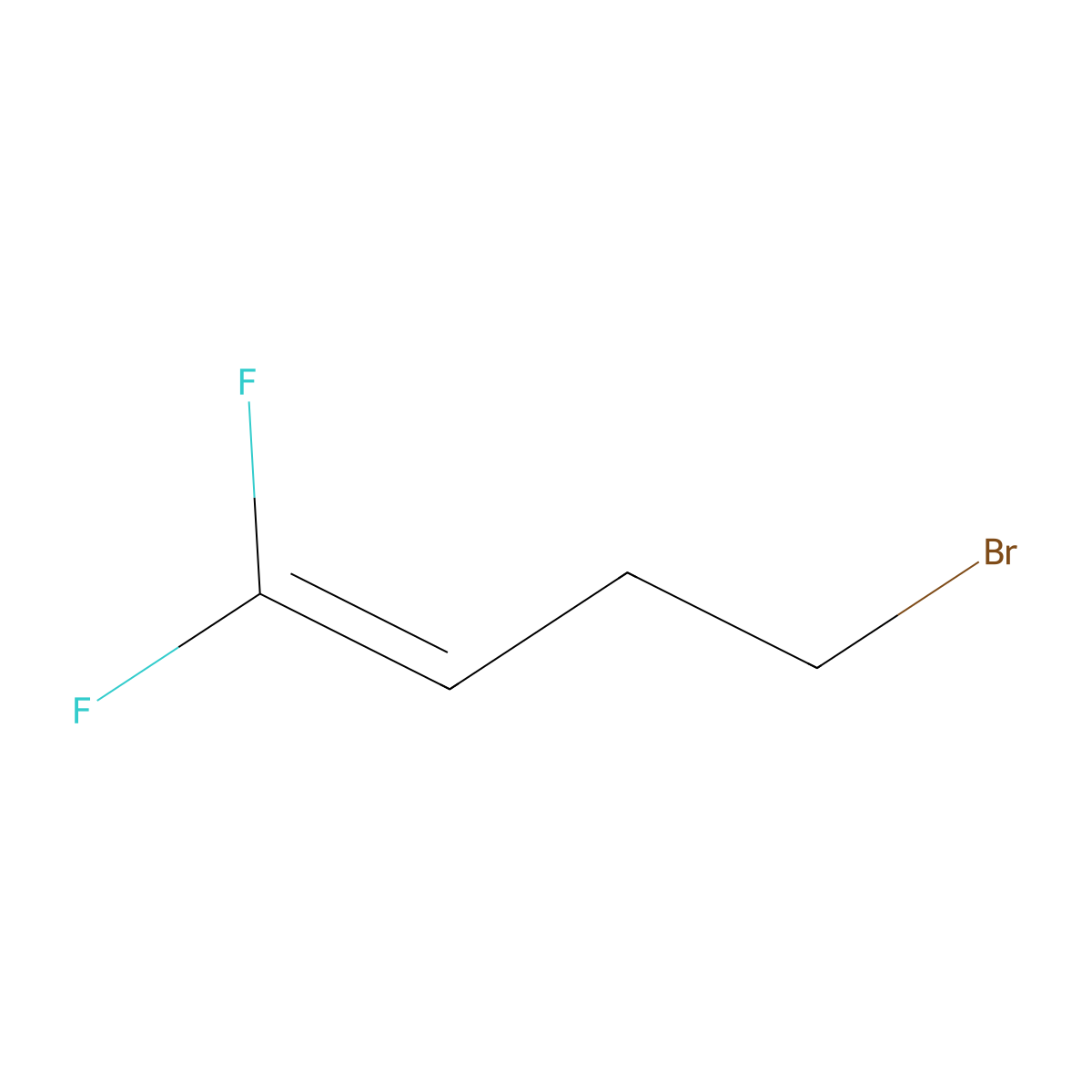 4-Bromo-1,1-difluorobut-1-ene molecular structure, CAS 147804-02-2