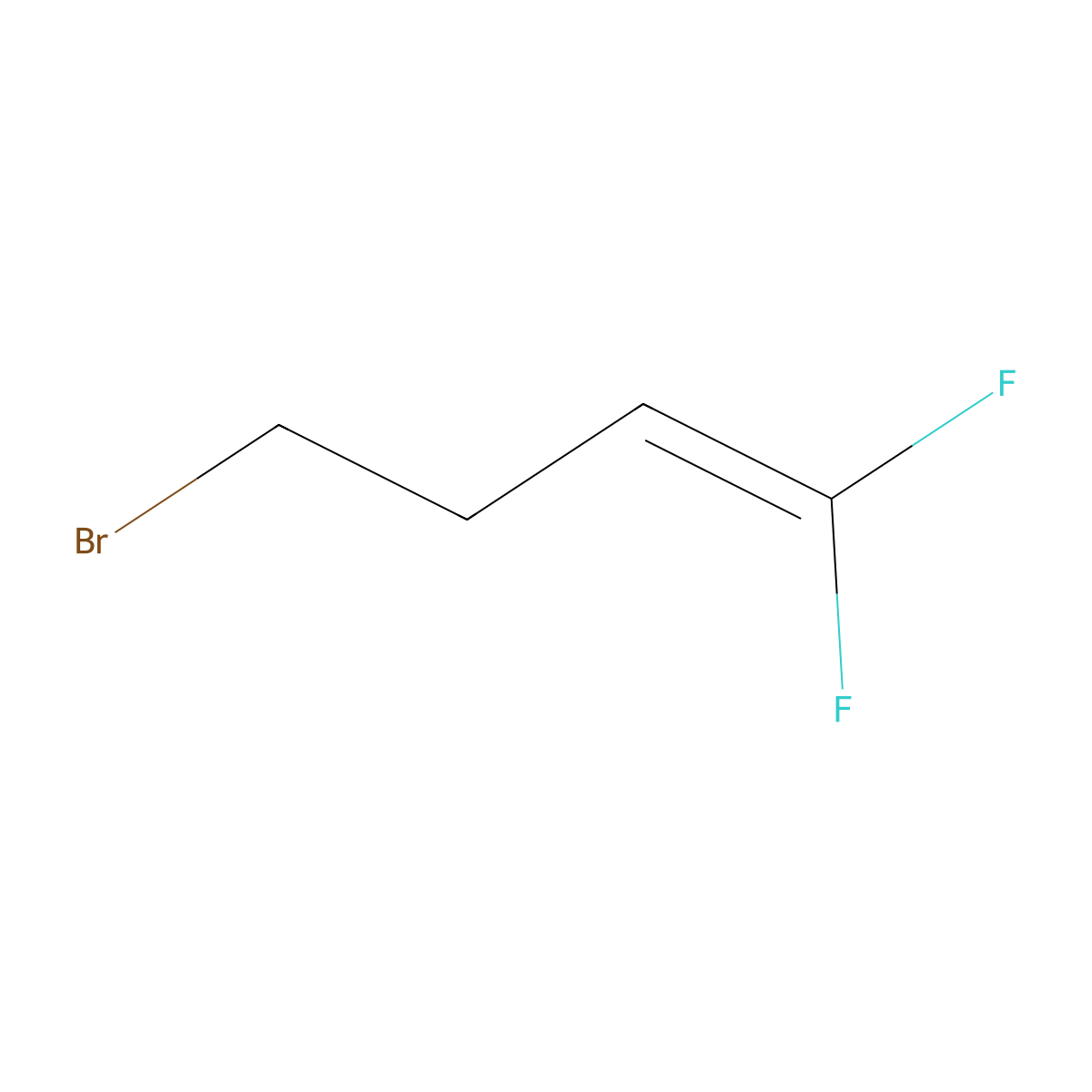 4-Bromo-1,1-difluorobut-1-ene molecular structure, CAS 147804-02-2