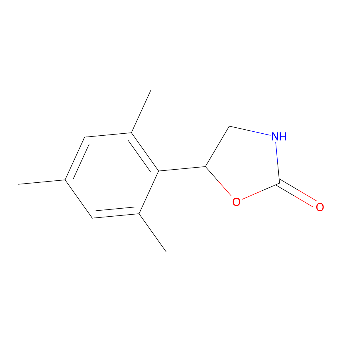 5-Mesityloxazolidin-2-one molecular structure, CAS 1478187-39-1