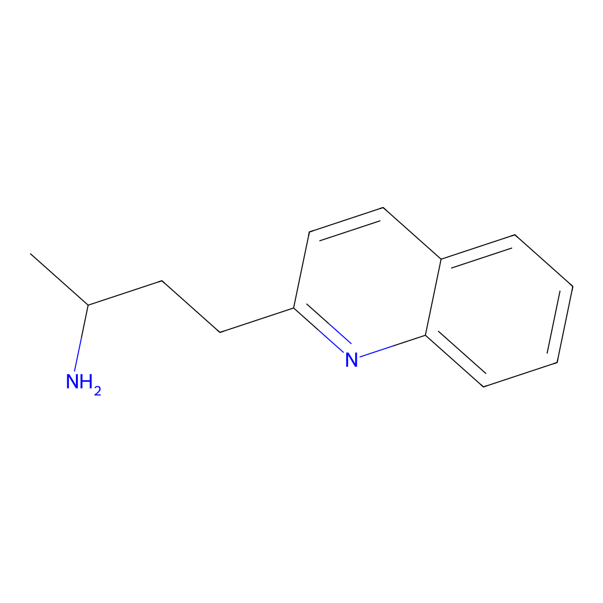 4-(Quinolin-2-yl)butan-2-amine molecular structure, CAS 1478295-13-4