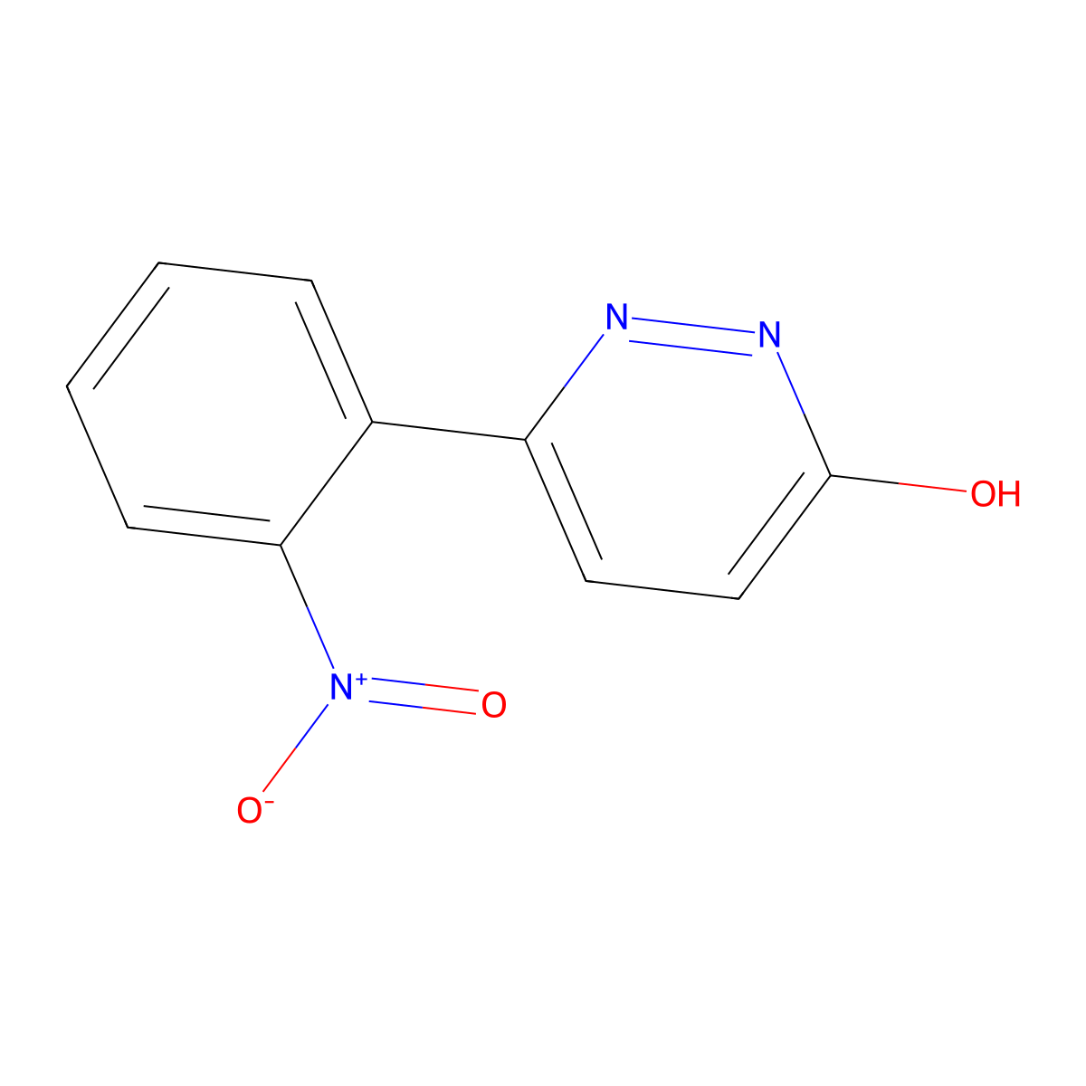 6-(2-Nitrophenyl)-2,3-dihydropyridazin-3-one molecular structure, CAS 147849-76-1