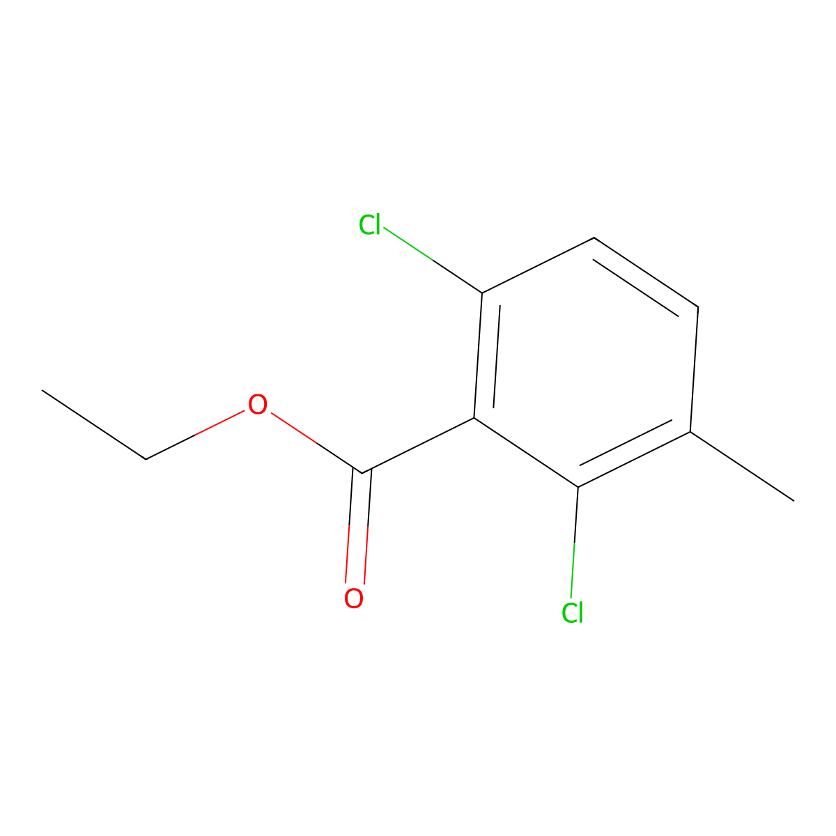 Ethyl 2,6-dichloro-3-methylbenzoate molecular structure, CAS 1478503-73-9
