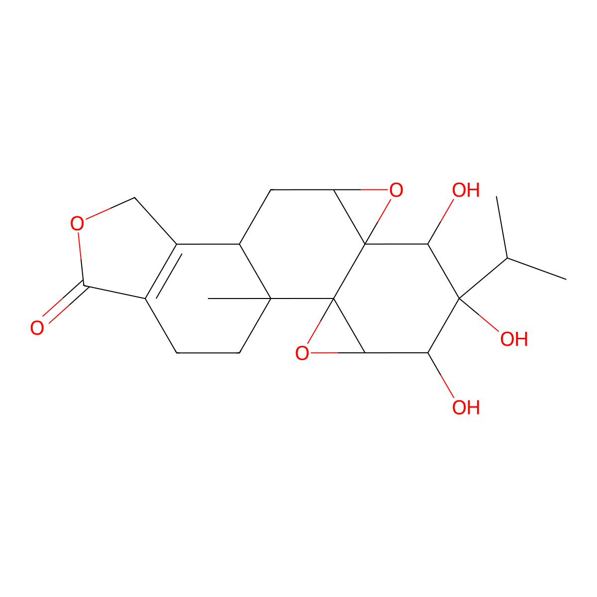 Epi-triptolide molecular structure, CAS 147852-78-6