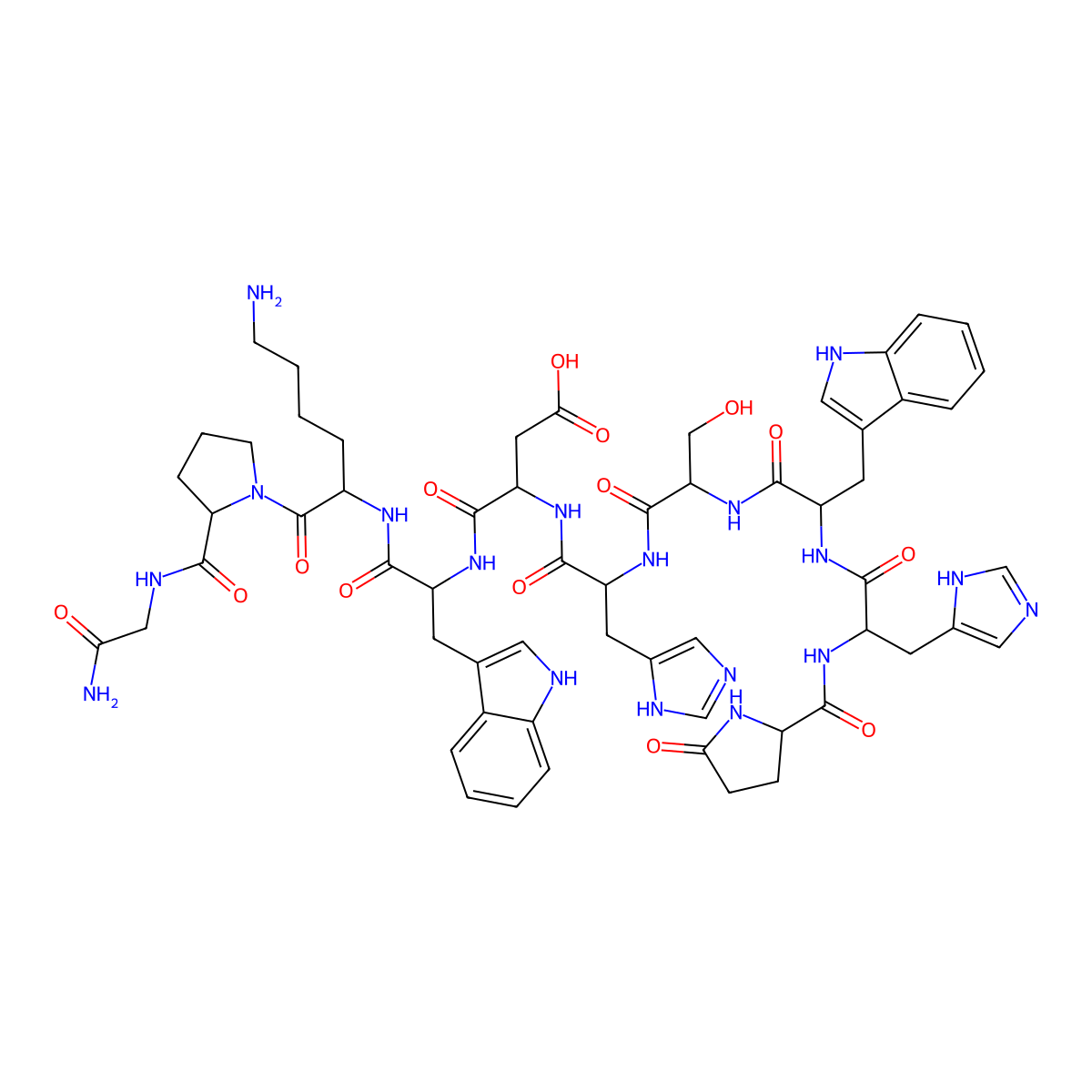 Peforelin molecular structure, CAS 147859-97-0