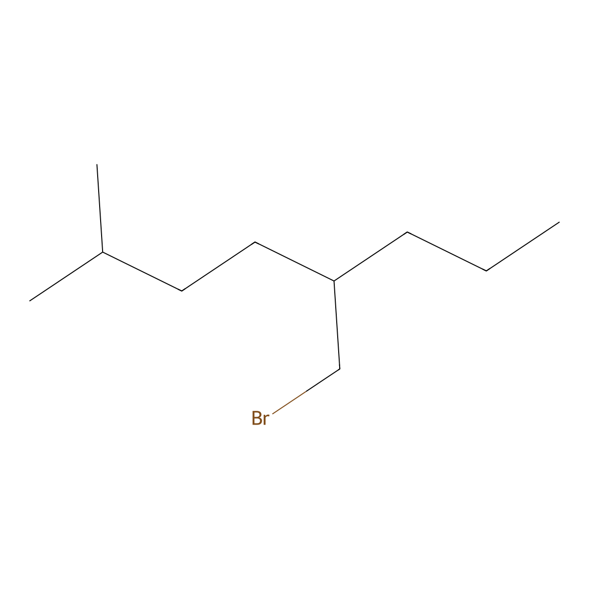 5-(Bromomethyl)-2-methyloctane molecular structure, CAS 1478668-09-5