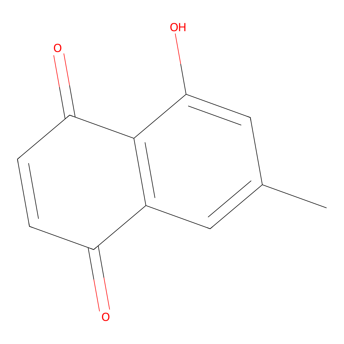 Ramentaceone molecular structure, CAS 14787-38-3