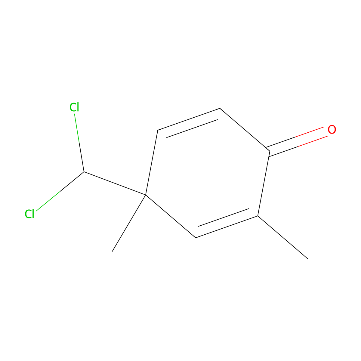4-(Dichloromethyl)-2,4-dimethylcyclohexa-2,5-dien-1-one molecular structure, CAS 14789-73-2
