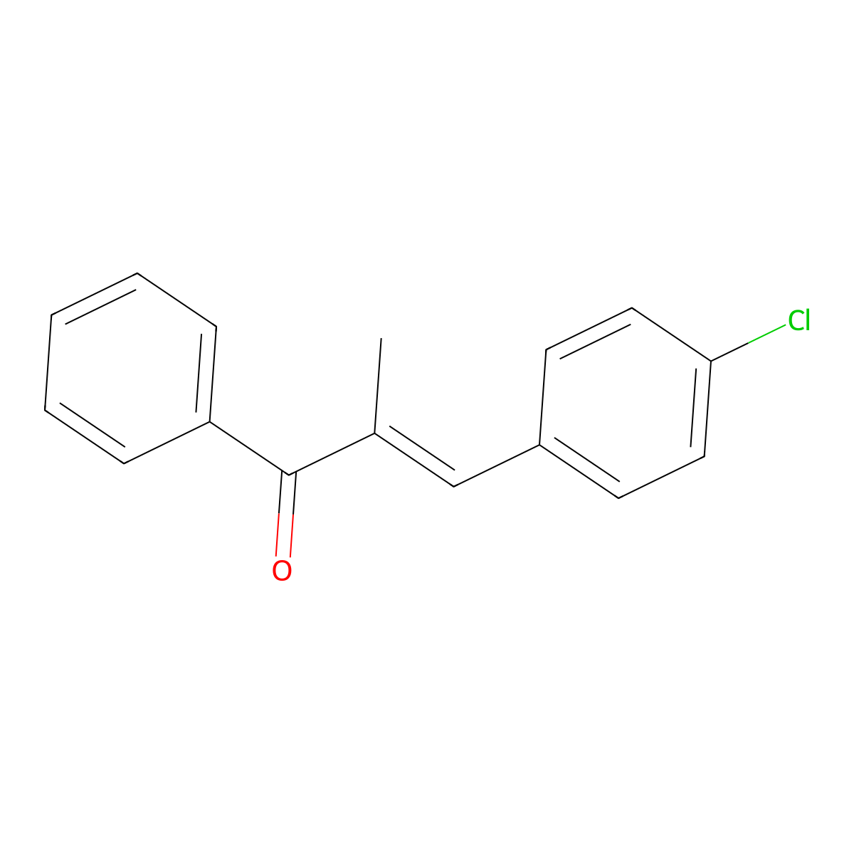 (E)-3-(4-chlorophenyl)-2-methyl-1-phenyl-2-propen-1-one molecular structure, CAS 1478988-74-7