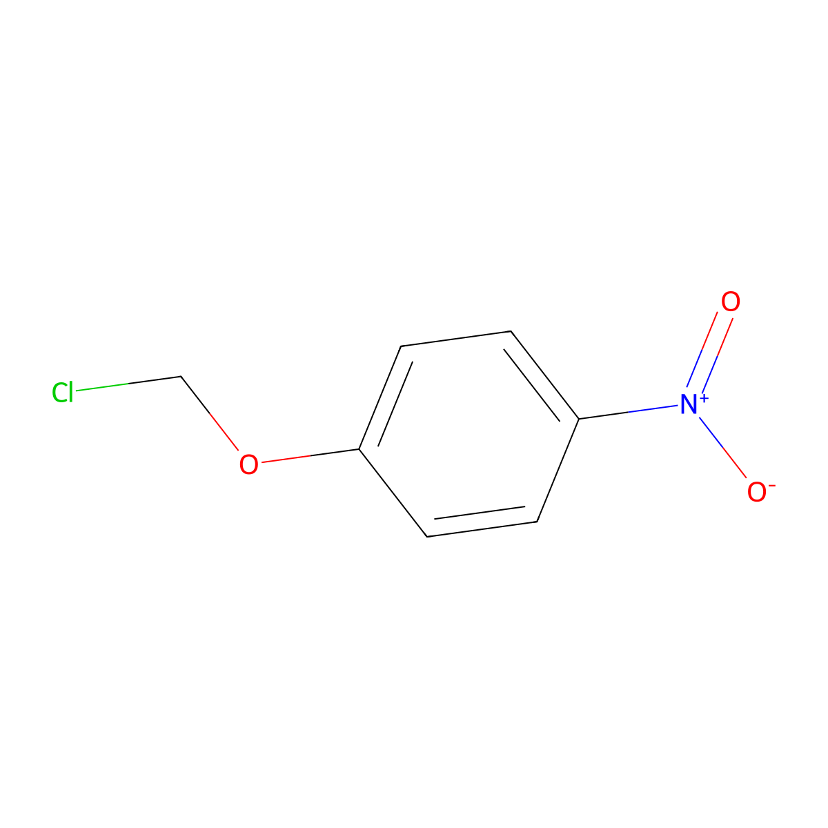 1-(Chloromethoxy)-4-nitrobenzene molecular structure, CAS 14790-63-7