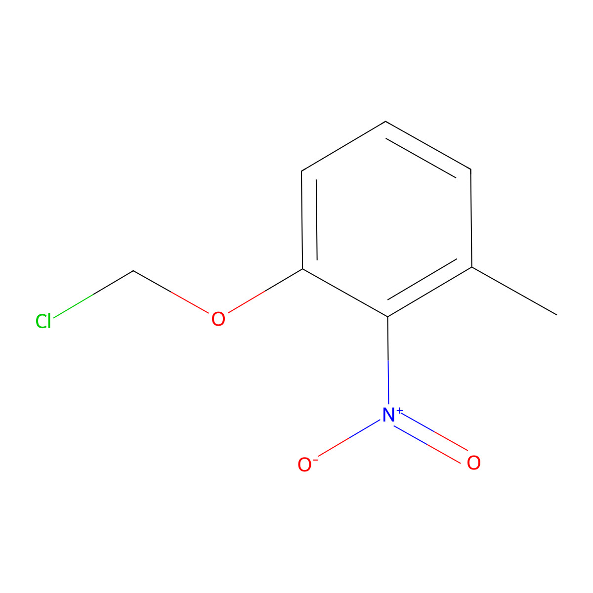 1-(Chloromethoxy)-3-methyl-2-nitrobenzene molecular structure, CAS 14790-66-0