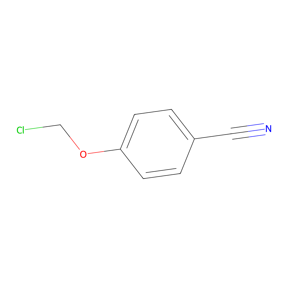 4-(Chloromethoxy)benzonitrile molecular structure, CAS 14790-67-1