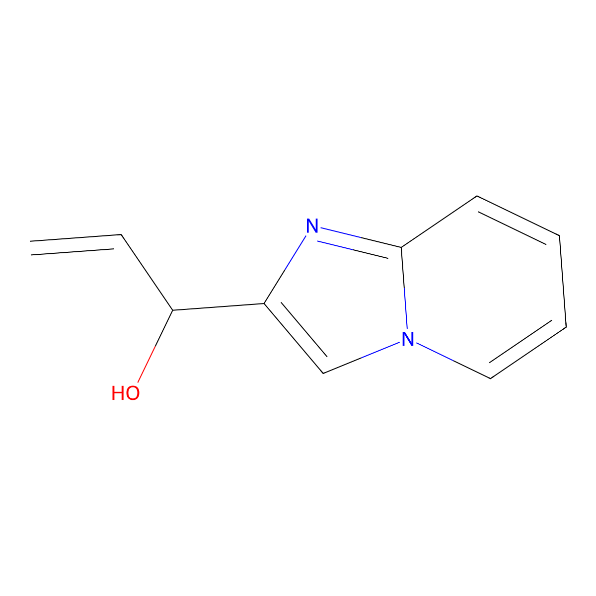 1-(Imidazo[1,2-a]pyridin-2-yl)prop-2-en-1-ol molecular structure, CAS 1479118-69-8
