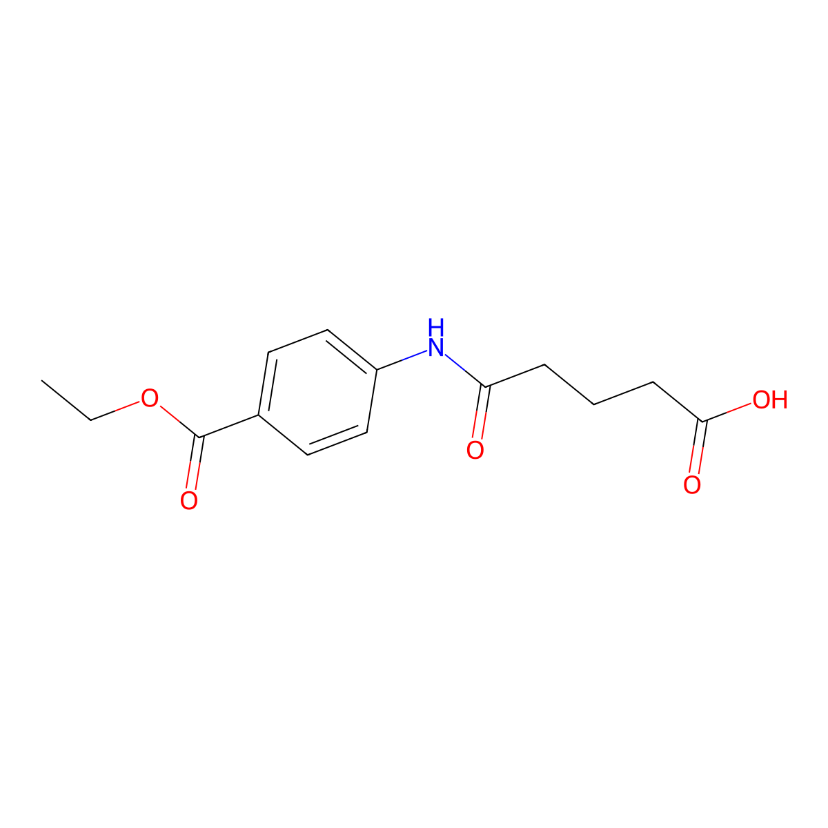 4'-(Ethoxycarbonyl)glutaranilic acid molecular structure, CAS 147916-32-3
