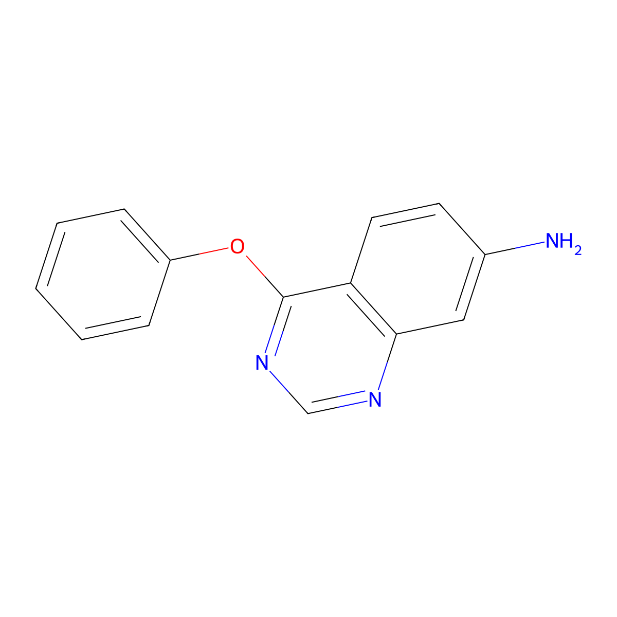 4-Phenoxyquinazolin-7-amine molecular structure, CAS 1479173-06-2