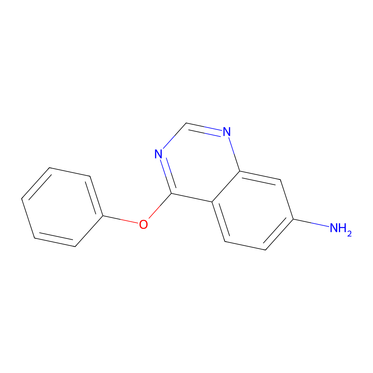 4-Phenoxyquinazolin-7-amine molecular structure, CAS 1479173-06-2
