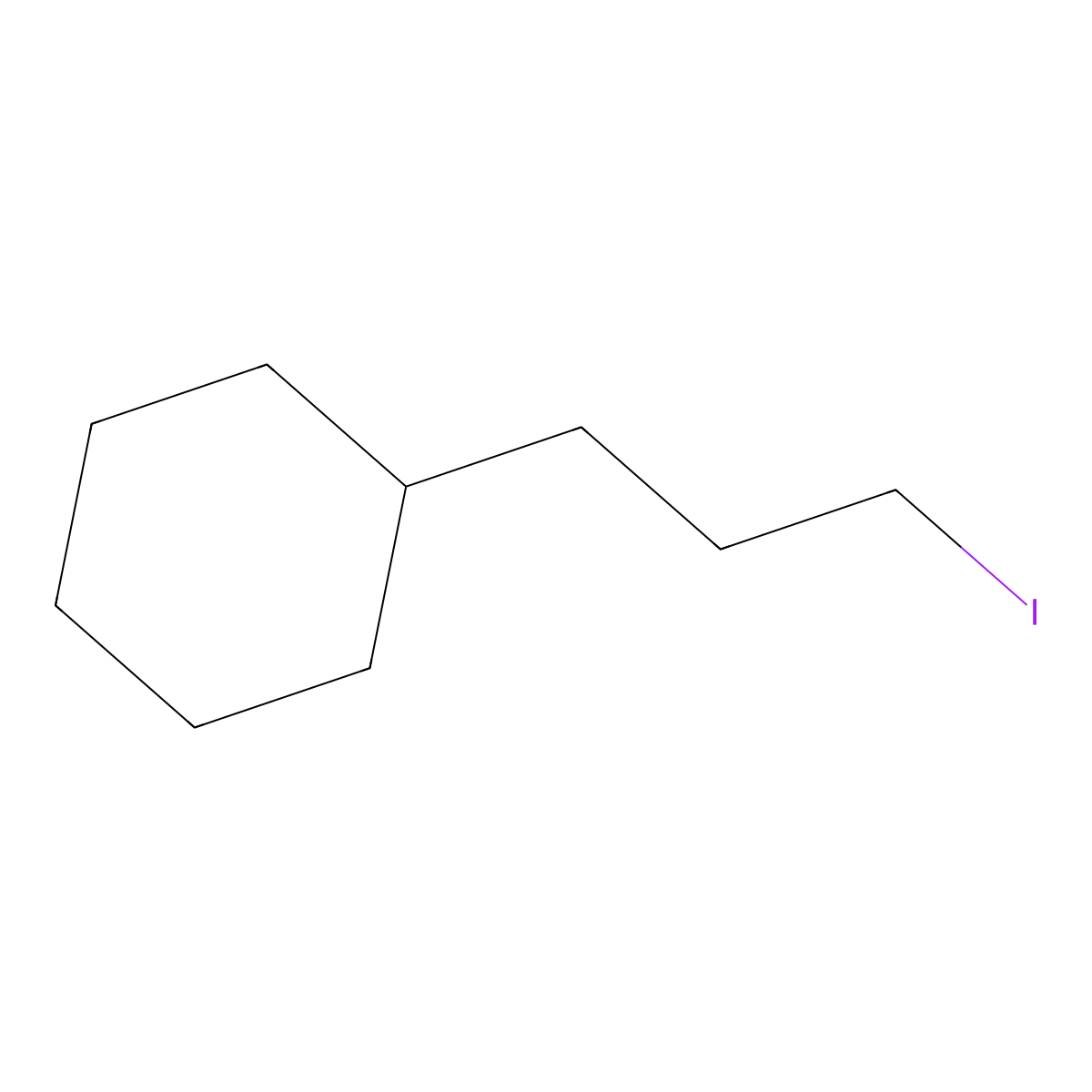 (3-Iodopropyl)cyclohexane molecular structure, CAS 147936-56-9