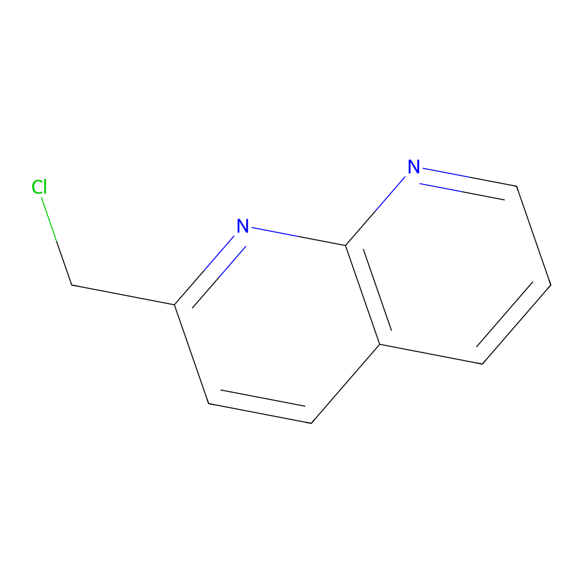 2-(Chloromethyl)-1,8-naphthyridine molecular structure, CAS 147936-69-4