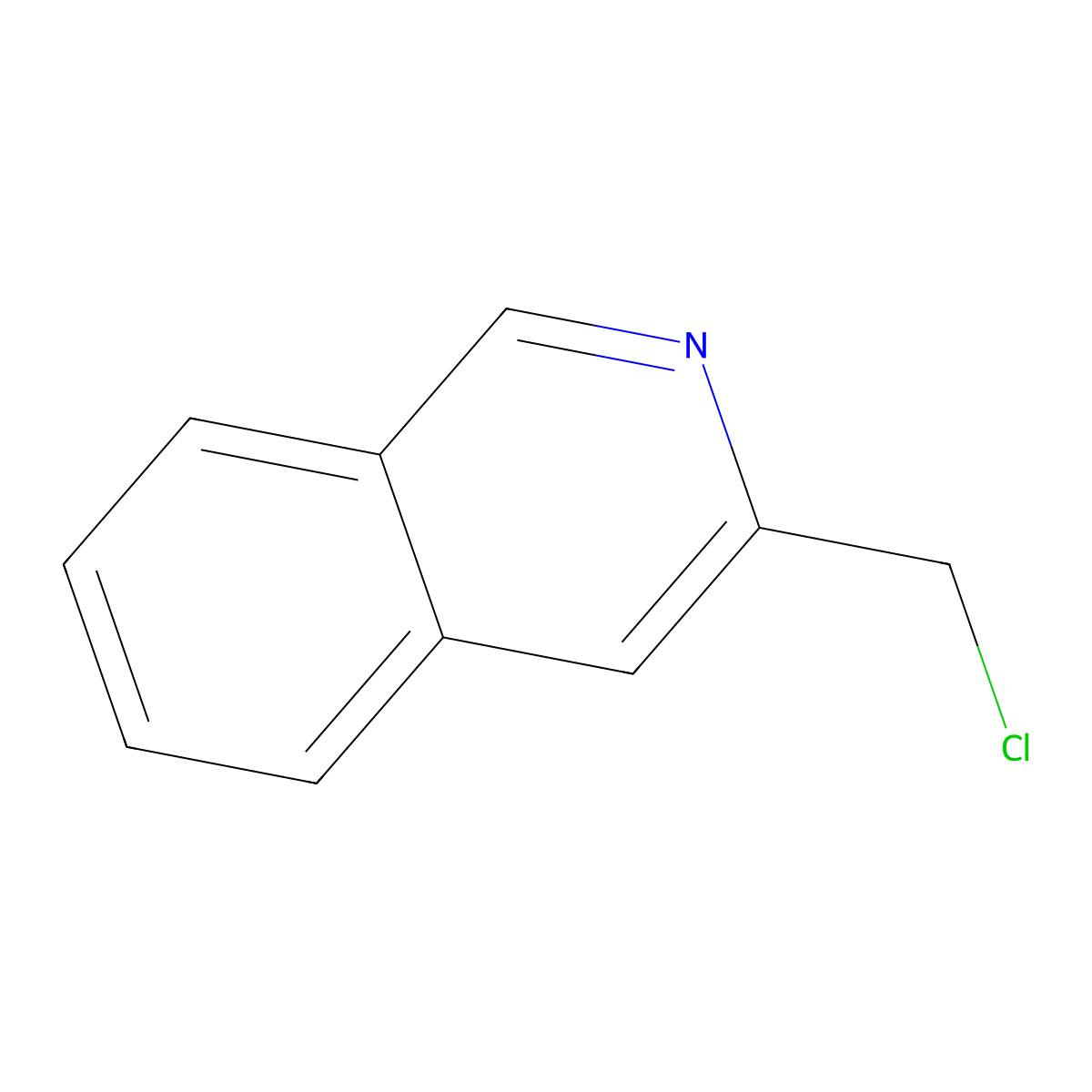 3-(Chloromethyl)isoquinoline molecular structure, CAS 147937-36-8
