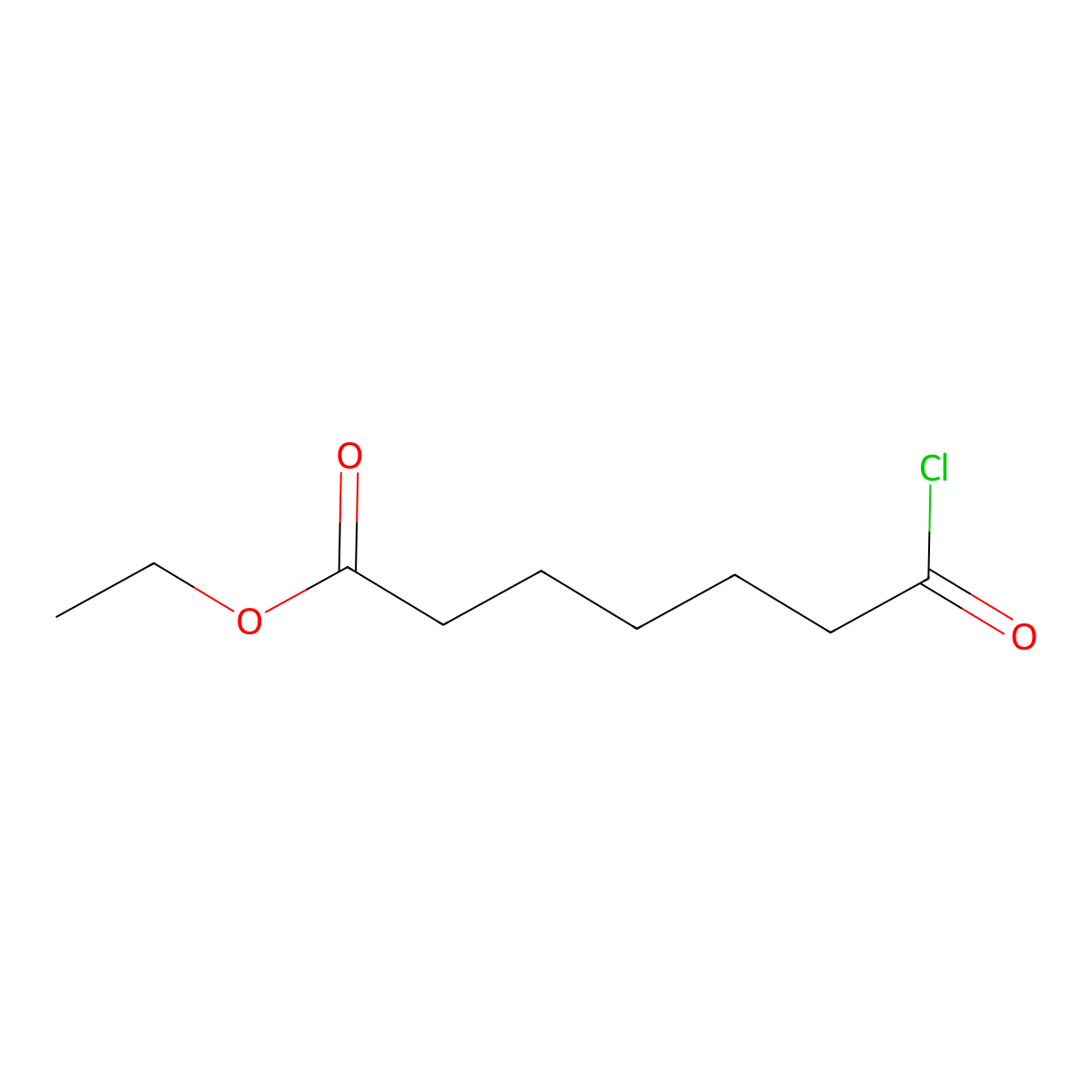 Ethyl 6-(Chloroformyl)hexanoate molecular structure, CAS 14794-32-2