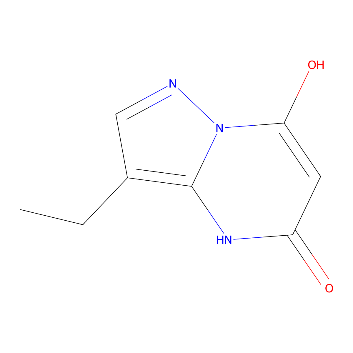 3-Ethyl-7-hydroxypyrazolo[1,5-a]pyrimidin-5(4H)-one molecular structure, CAS 1479504-65-8