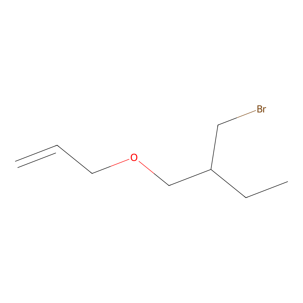 2-(Bromomethyl)-1-(prop-2-EN-1-yloxy)butane molecular structure, CAS 1479565-80-4