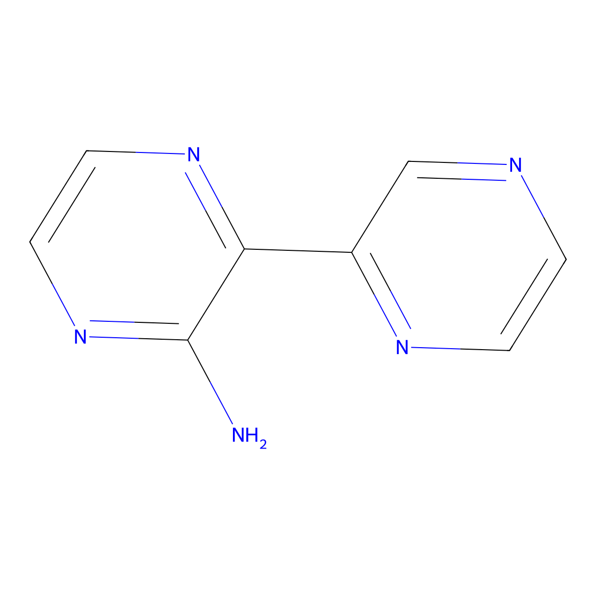 [2,2'-Bipyrazin]-3-amine molecular structure, CAS 1479652-82-8