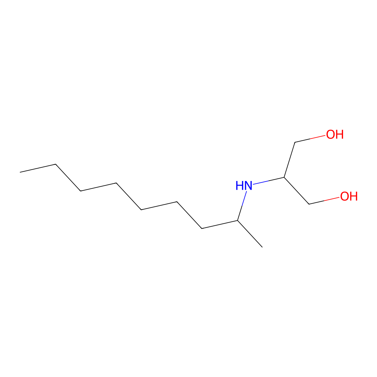2-[(Nonan-2-yl)amino]propane-1,3-diol molecular structure, CAS 1479751-30-8