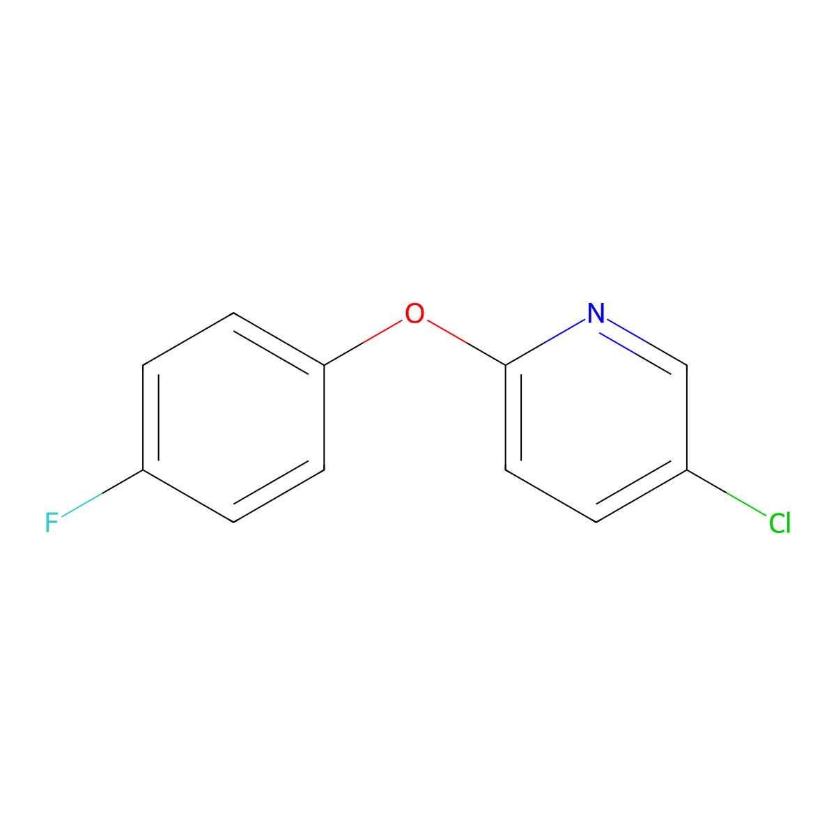 5-Chloro-2-(4-fluorophenoxy)pyridine molecular structure, CAS 1479846-27-9
