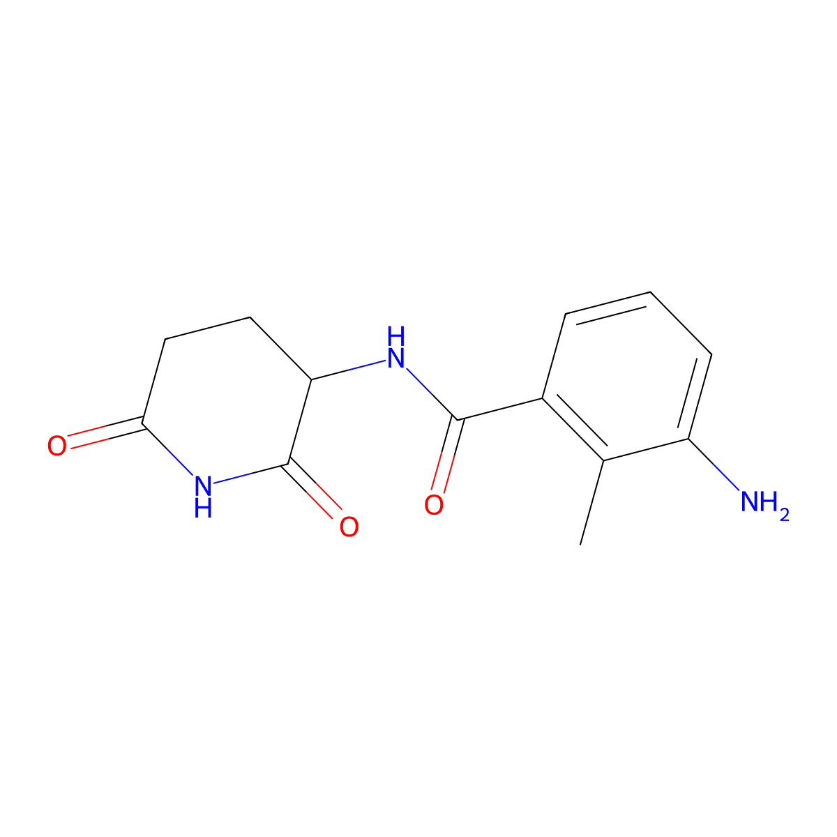3-amino-N-(2,6-dioxopiperidin-3-yl)-2-methylbenzamide molecular structure, CAS 1479889-22-9
