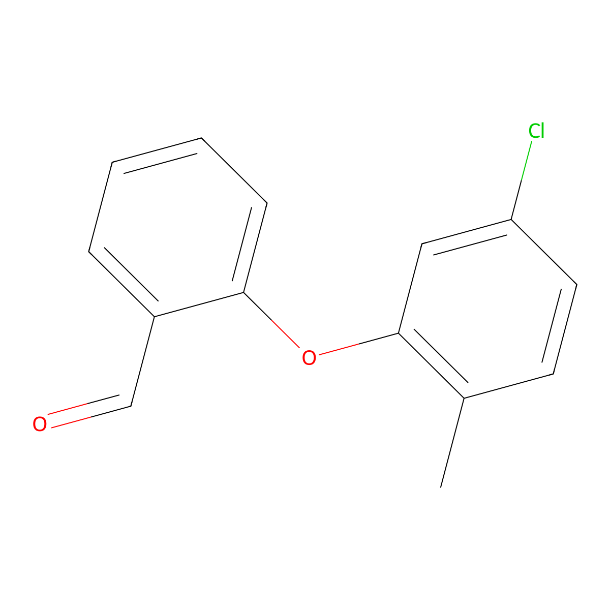 2-(5-Chloro-2-methylphenoxy)benzaldehyde molecular structure, CAS 1479894-06-8