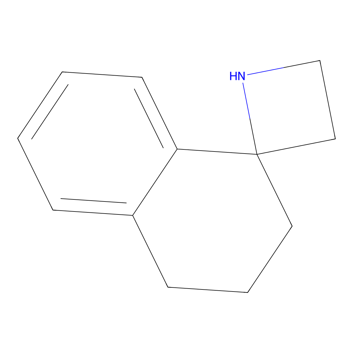 3',4'-dihydro-2'H-spiro[azetidine-2,1'-naphthalene] molecular structure, CAS 1479896-22-4